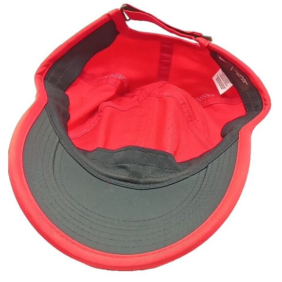 Lot 3 Nike Featherlight Dri FIT Sports Hat Cap White, Black And Red Swoosh OSFM main image 5